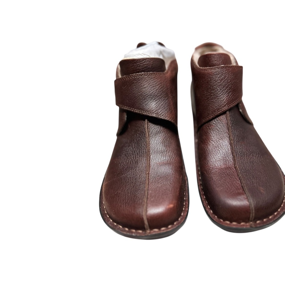 Alegria Caiti women's ankle boot in chestnut natural leather Size 41 - Picture 3 of 7